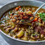 Black-Eyed Pea Stew Smoked