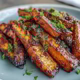 Honey Roasted Carrots and Parsnips glistening with golden honey glaze, tender and caramelized for a sweet-savory side dish.