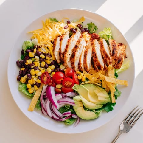 Honey Lime Chicken Taco Salad