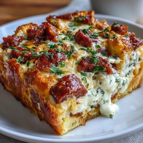 Overnight Amish Breakfast Casserole