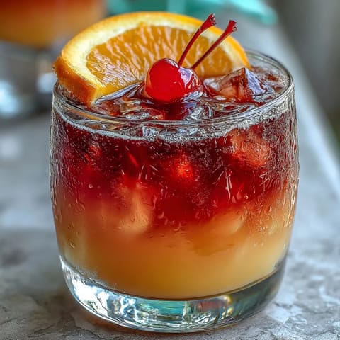 Ombre Sunrise Mocktail Grenadine