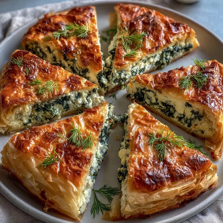 Warm Feta and Kale Börek served with a crisp green salad, perfect for light lunch.