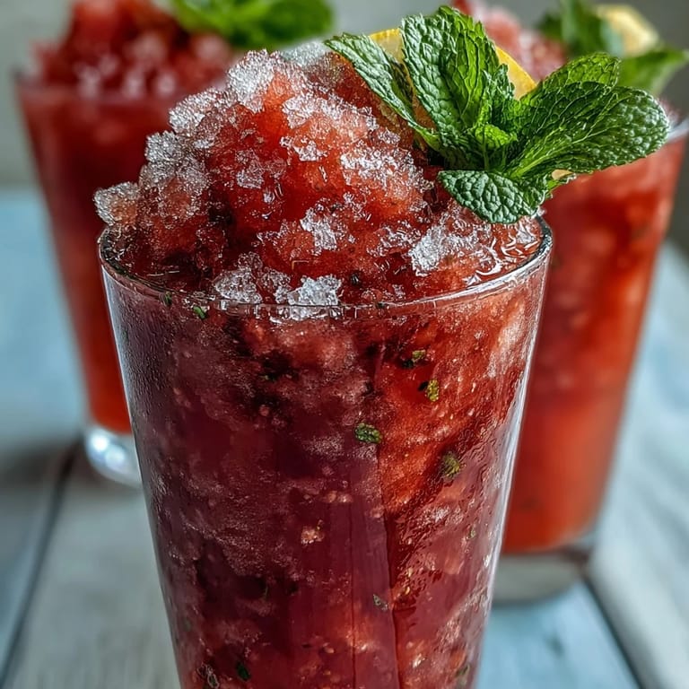 Vibrant Frozen Strawberry Lemonade Slushie, a quick, cool, three-ingredient delight.