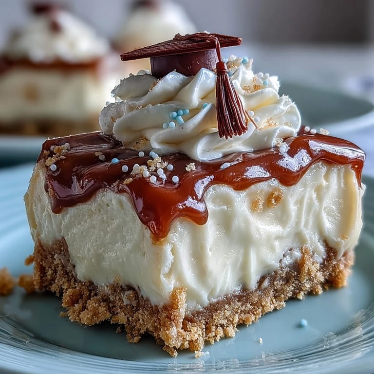 Festive mini cheesecakes with graham cracker crust, ideal for celebrations.